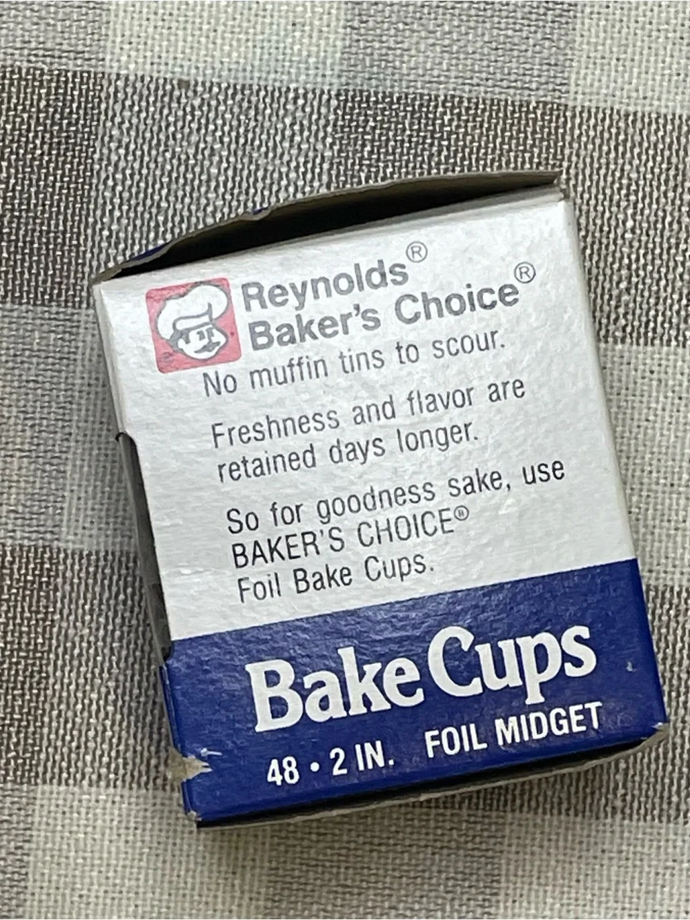 Vintage Reynolds Baker's Choice Silver Foil Bake Cups - 48 Count